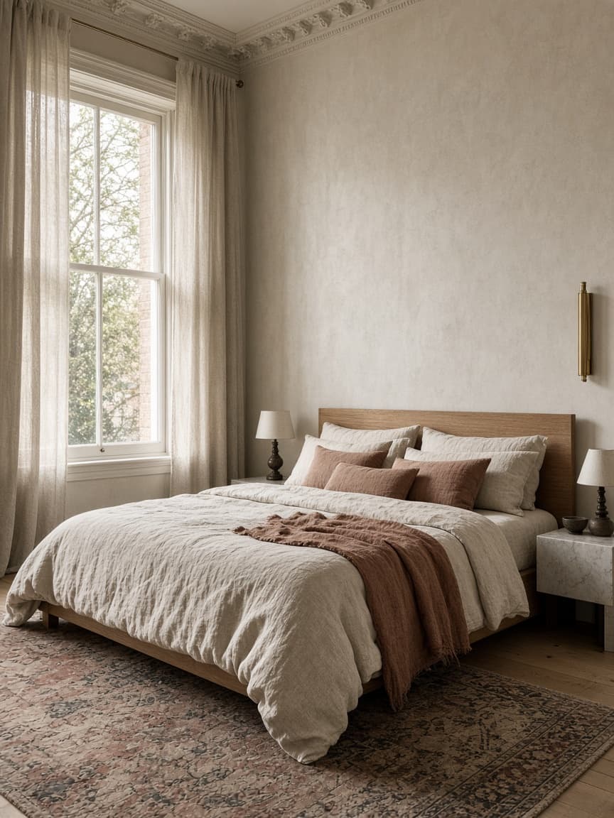 Mercer Street Townhouse — An 1908 townhouse restored with limewash, linen and quiet brass.